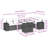 Vidaxl Garden Sofa Set Black, Cream
