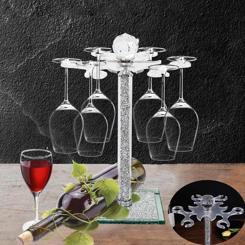 Crystal Wine Cup Holder