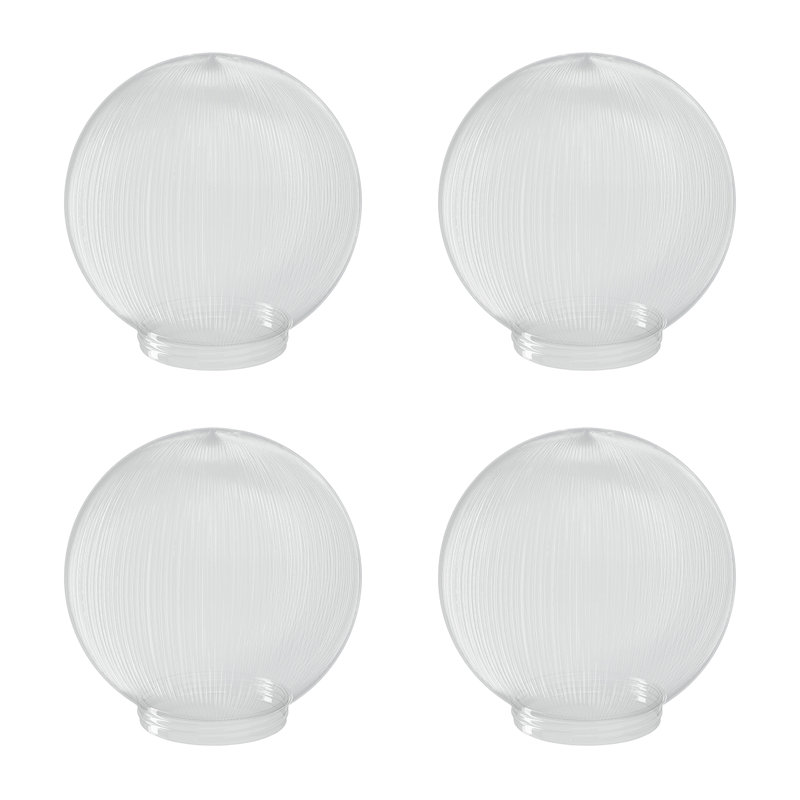 Solus 6" Prismatic Acrylic Globes with Screw Neck - No Fixture Included