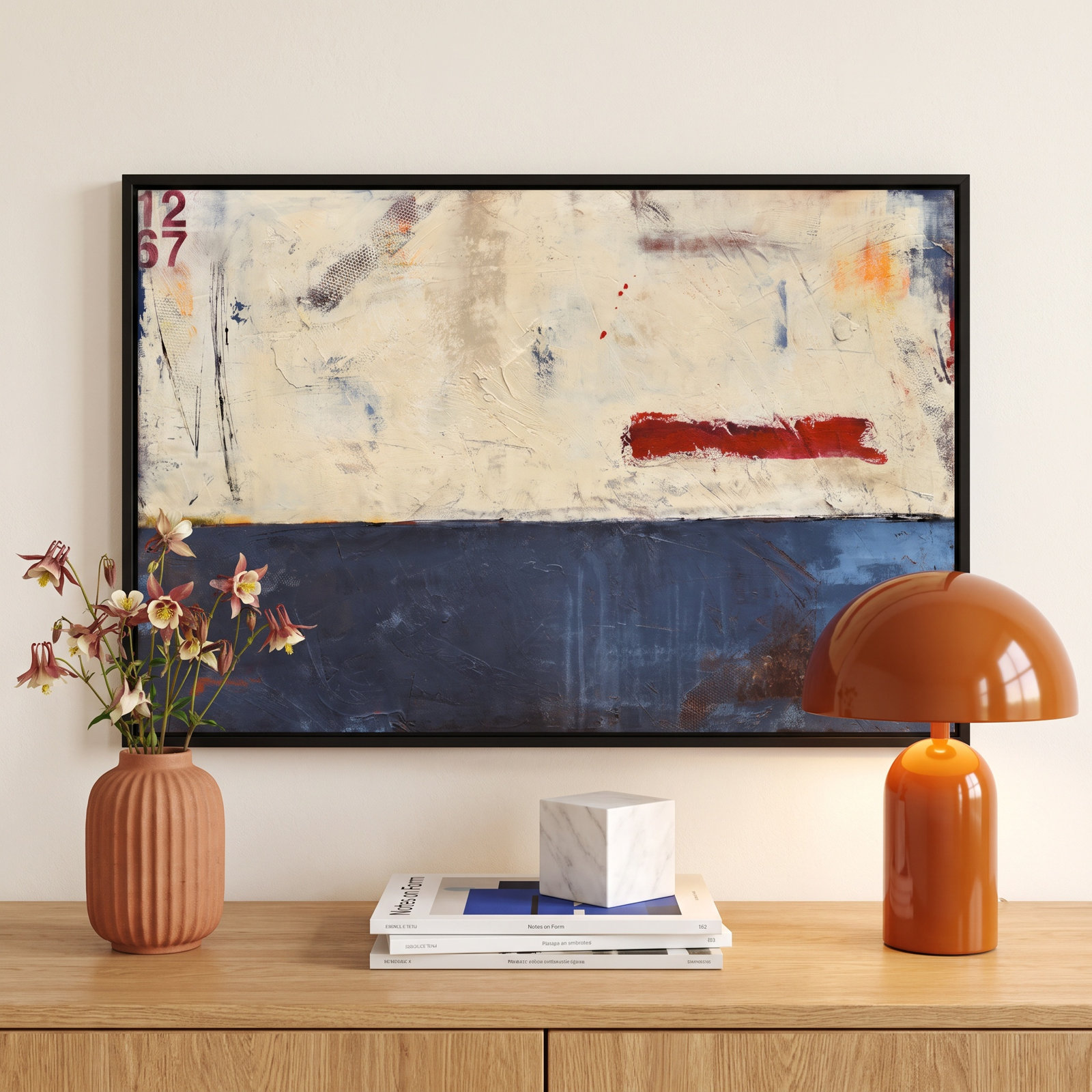 Label 1267 Print by Erin Ashley, 28" H x 41" W, Black