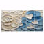 «Blue and White Spiraling Hearts I», ensemble de décorations murales spirales abstraites-553237471