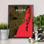 Miami City Map - No Frame Print-276615670