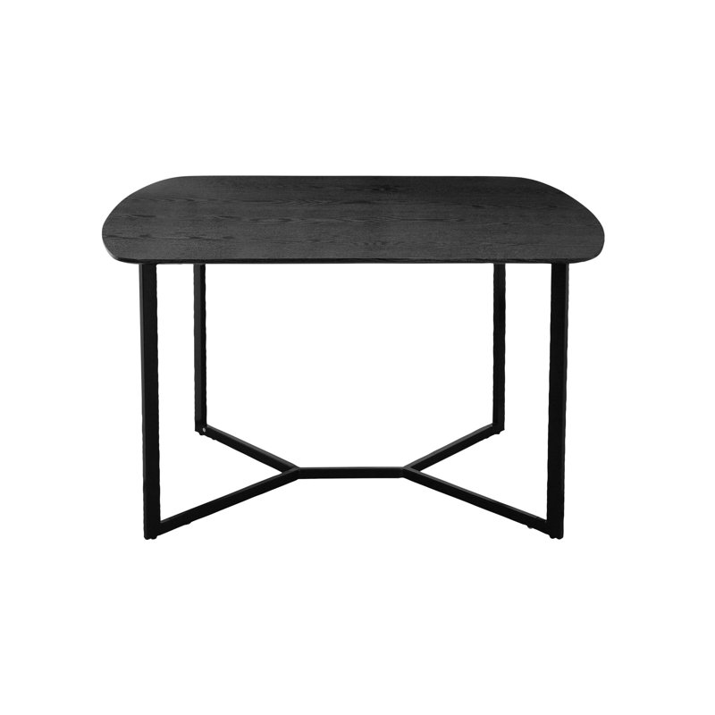 Navleen Metal Base Dining Table, 76cm H x 90cm W x 140cm L