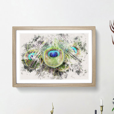 Peacock Feathers - Framed Print