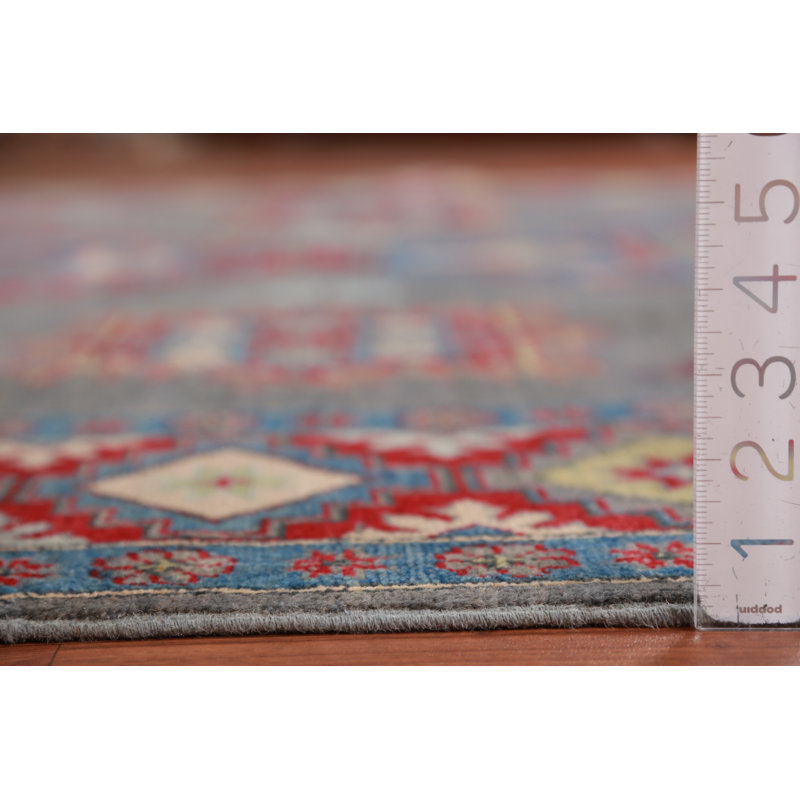 Hand Knotted Cotton Geometric Indoor Rug