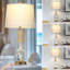 Lampes de table 27,5 po Boho Coastal Glass Touch Control avec veilleuse et ports USB-2144587652