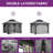 Hardtop Double-Roofed Aluminum Patio Gazebo Multiple Sizes-93729436-112917707