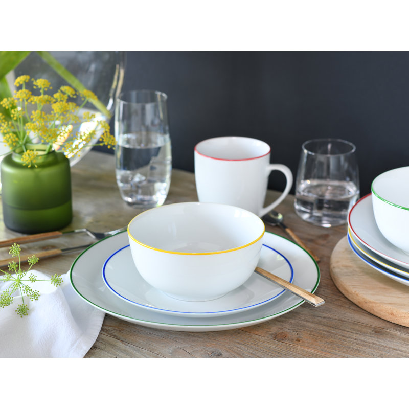Luna Color Line Dinnerware Set 16 Piece - Service for 4