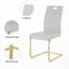 Chaise rembourrée en polyuréthane (ensemble de 2)