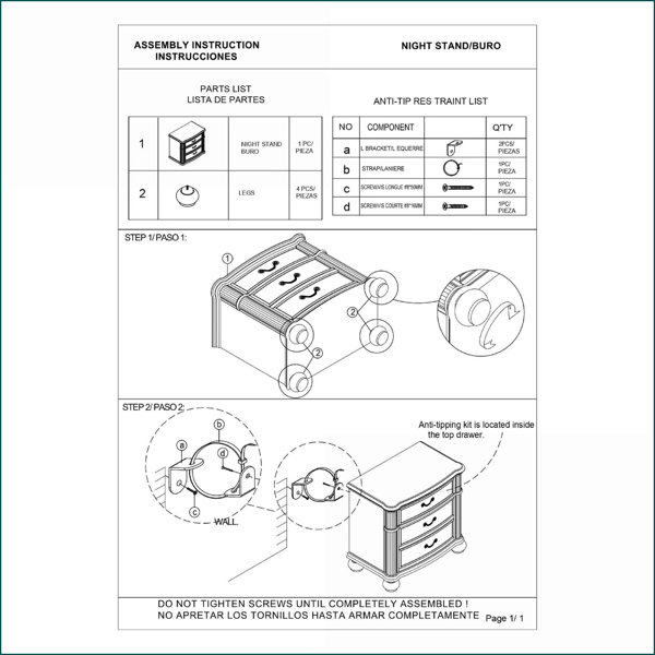 Dimensions du produit