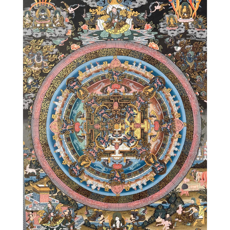 Mandala Thangka (Thangka sans brocart)