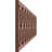 46 1/4"W x 6"H x 3/8"T Crosby Fretwork Moulding, Walnut-95199041-95199043