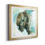 Buffalo on Blue - Cadre photo, reproduction d'art sur papier-426885803-426885801