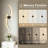 Battery Operated LED Wall Sconces with Remote Control, Stepless Colors 3000K-6000K/  Dimmable/ Memory/ Timer/ Night-Light, 39 In, 2-Pack-129238561