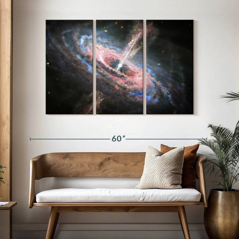 Oberle Quasar Outflow, 32" H x 50" W