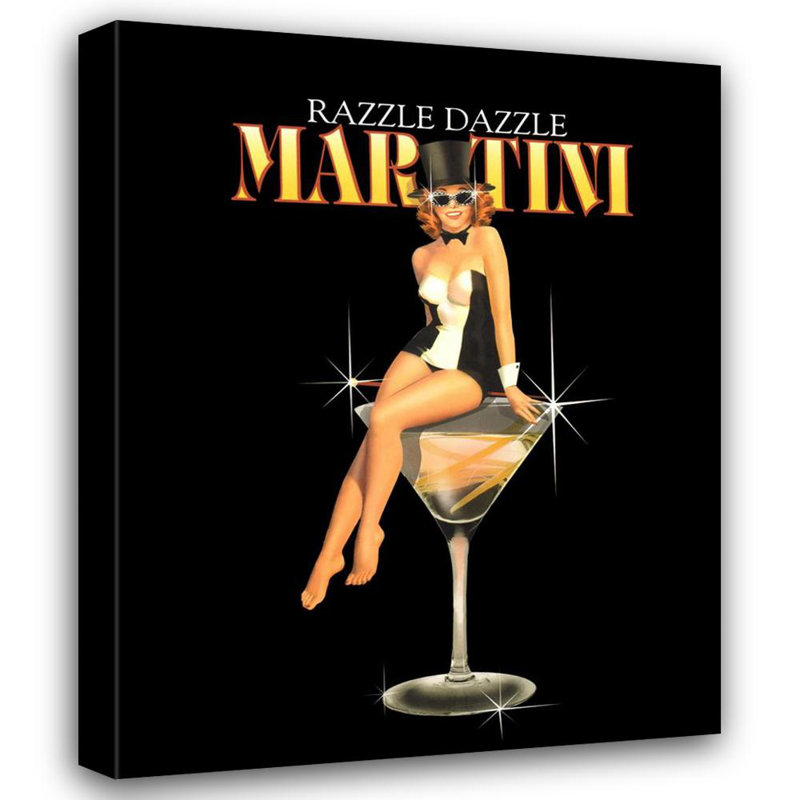 Razzle Dazzle Martini, 24" H x 19" W