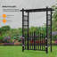 85 po Tonnelle de jardin en PVC avec barrière-112742359