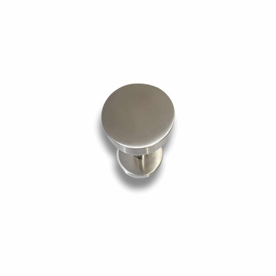 Poignée de porte ronde en acier inoxydable de 2 po, portes en bois de qualité 304 et en fibre de verre