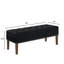 Banc capitonné avec rangement-559802281