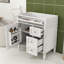 Meuble-lavabo élégant avec tablettes et tiroirs réglables-1579370698