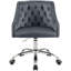 Chaise de travail en velours Casmir-1065815963-1065765929
