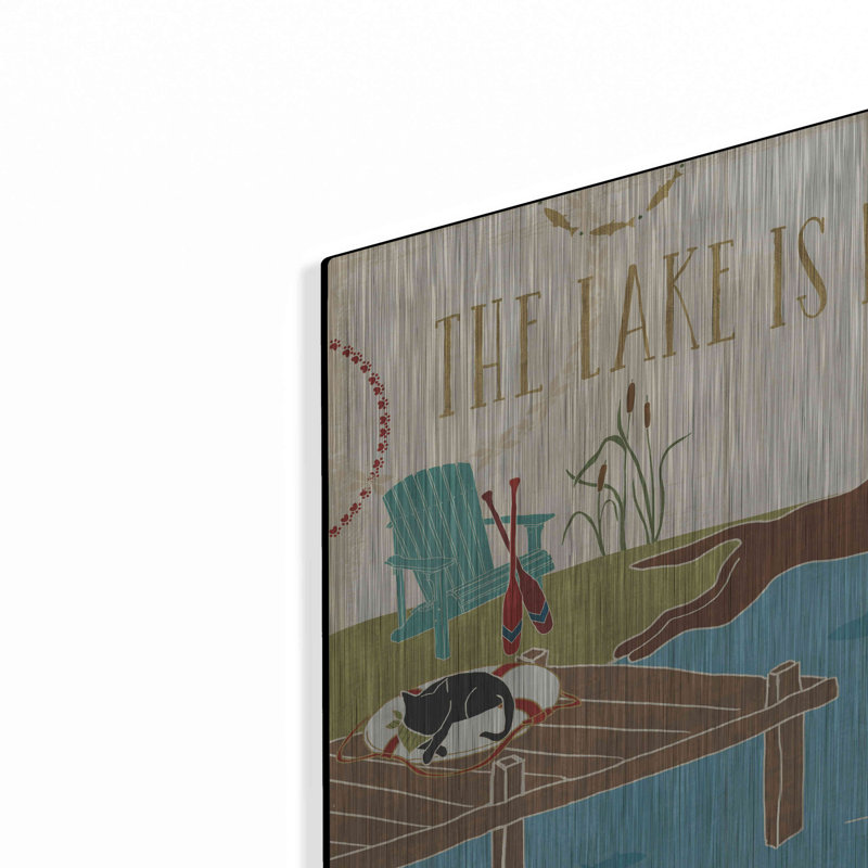 «Lake Pals I» par Véronique Charron, H 16 po x l 24 po