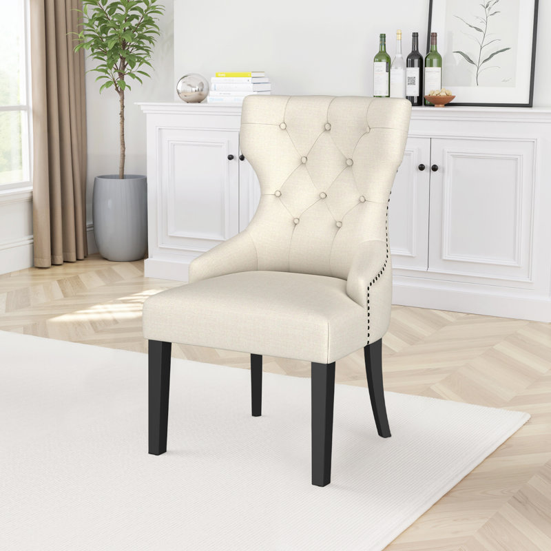 Chaise d'appoint Drayvin, Beige