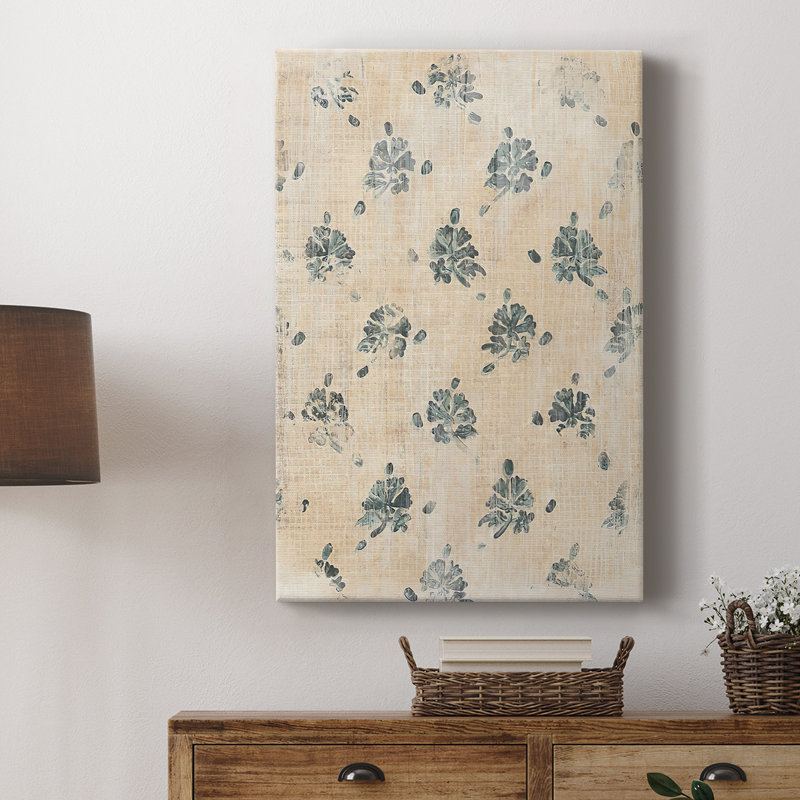 «Vintage Blockprint II», galerie sur mesure, Cavas, H 12 po x l 8 po