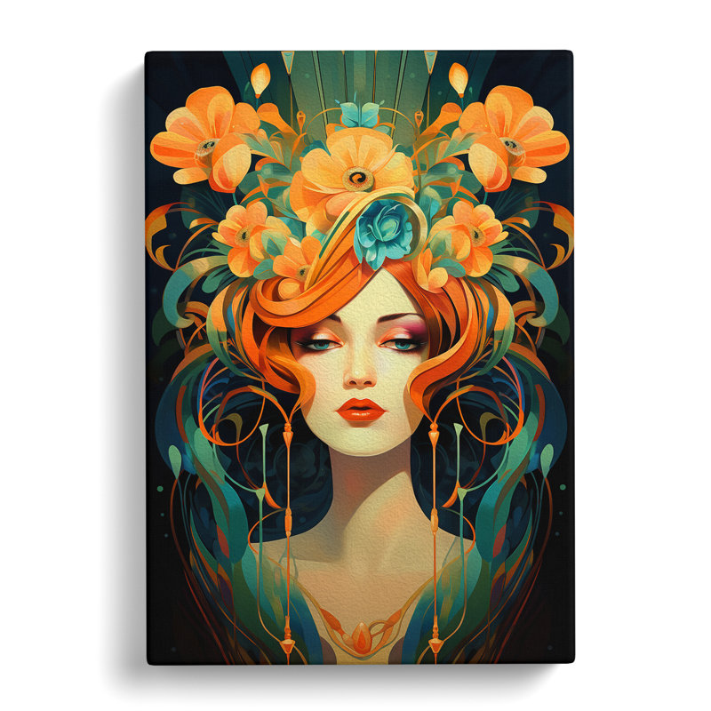 Female Deco - Print, 76cm H x 50cm W x 3cm D