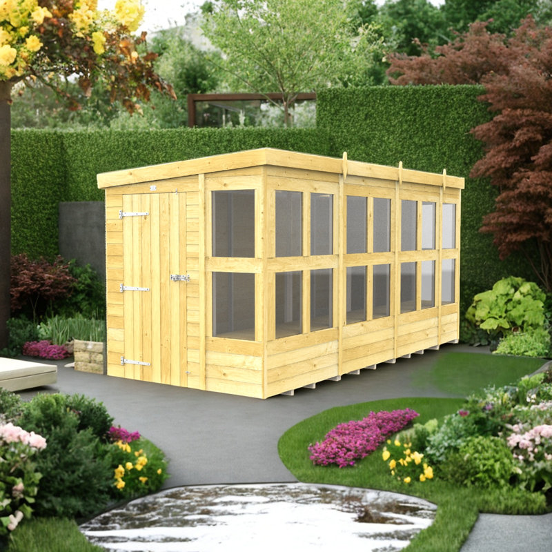 14ft x 6ft Pent Potting Shed