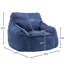 Fauteuil à billes spacieux, adultes et adolescents, conception ergonomique, rembourrage en mousse, bureau, sac en velours côtelé, mousse haute densité, chambre à coucher, chambre à coucher