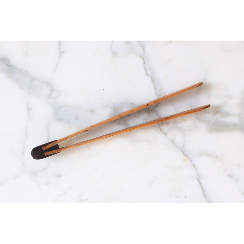 German Barbecue Tongs - Walnut