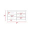 Commode double à six tiroirs Luxor-1109670672