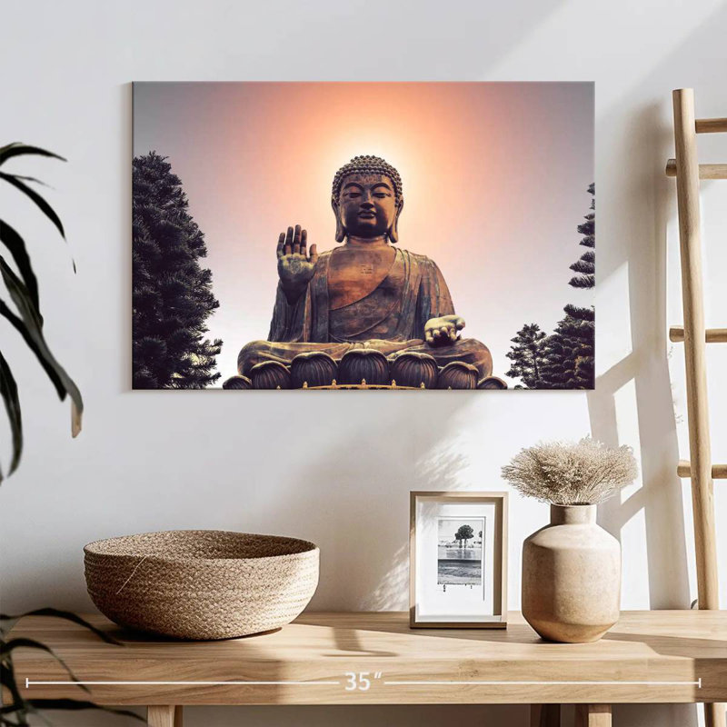 Bouddha géant Adella, H 16 po x l 24 po