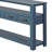 U_STYLE 62.2''Large Entryway Table With 4 Drawers,Painted Console Table With 3-Tier Open Shelves And Metal Handles,Versatile Hallway Sofa Table For Living Room, Bedroom, Foyer And Kitchen-36688001
