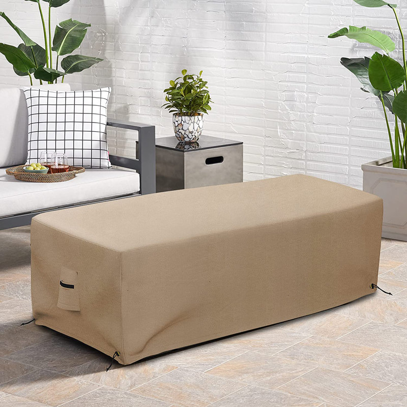Outdoor Cover, 43.2cm H x 81.3cm W x 55.9cm D, Beige
