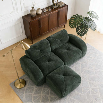 Velvet Fabric Sofa