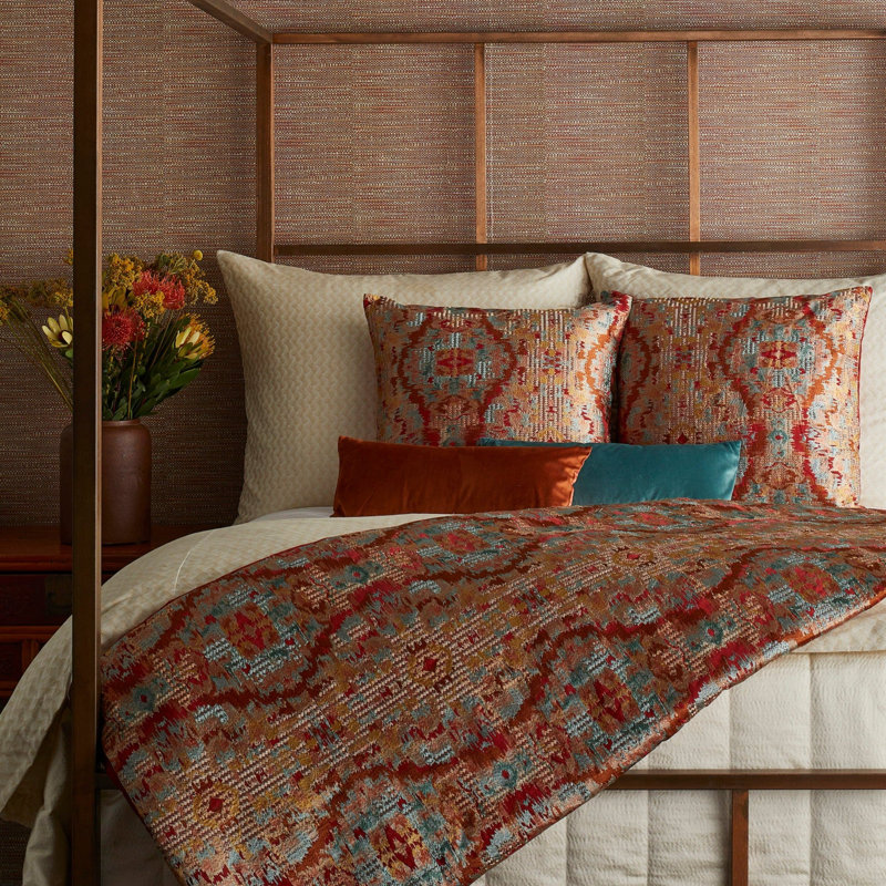 The Met x Ann Gish Dowry Embroidered Padded Throw