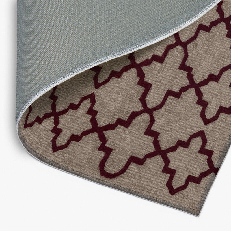 Tapis gris intérieur et extérieur Trellis, Rectangulaire 8 pi x 10 pi