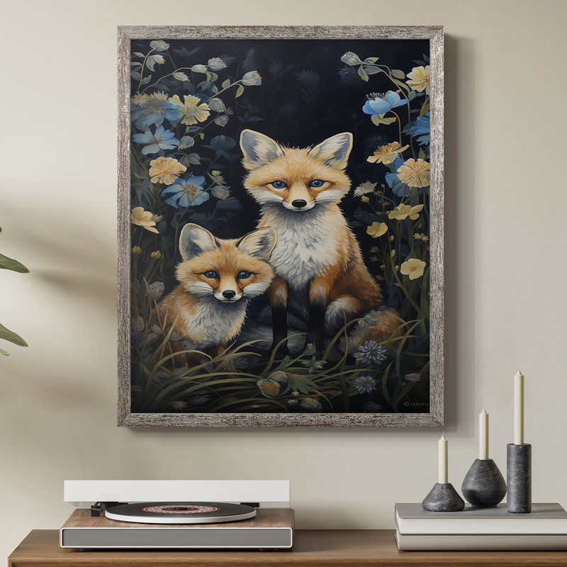 ANIMALS Series CDLxxxxi, reproduction encadrée - bois massif