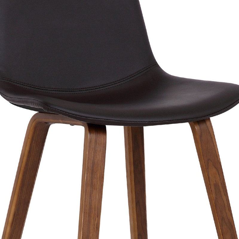 Chaise de bar 35 po en simili cuir et fer