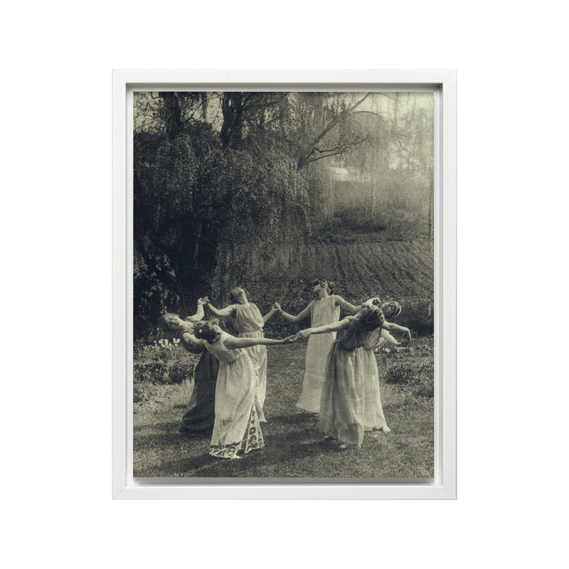 Cercle de sorcières, Cadre noir, Affiche, H 08 po x l 10 po