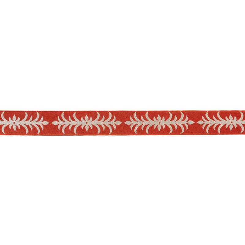 Schumacher X Celerie Kemble Acanthus Tape, Tan
