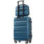 Ensemble 6 pièces de valises rigides en ABS - Valises légères et durables avec deux roues pivotantes, tailles de bagage à main et pour bagages-130040271