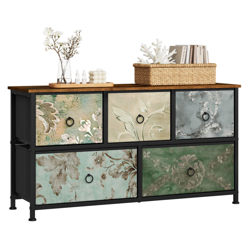 100 cm W Chest of 5 Drawers