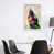 White Floater Framed