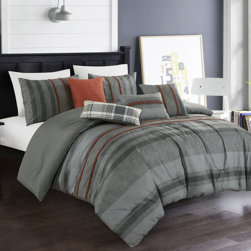 Gray Comforter Set King, King Size