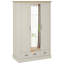 Sufy Annakay 3 Door 2 Drawer Wardrobe with Mirror-298203723