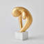 Sculpture Align - feuille d'or