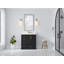 Boston 36 po X P 22 po Meuble-lavabo central en fer forgé D-108539418